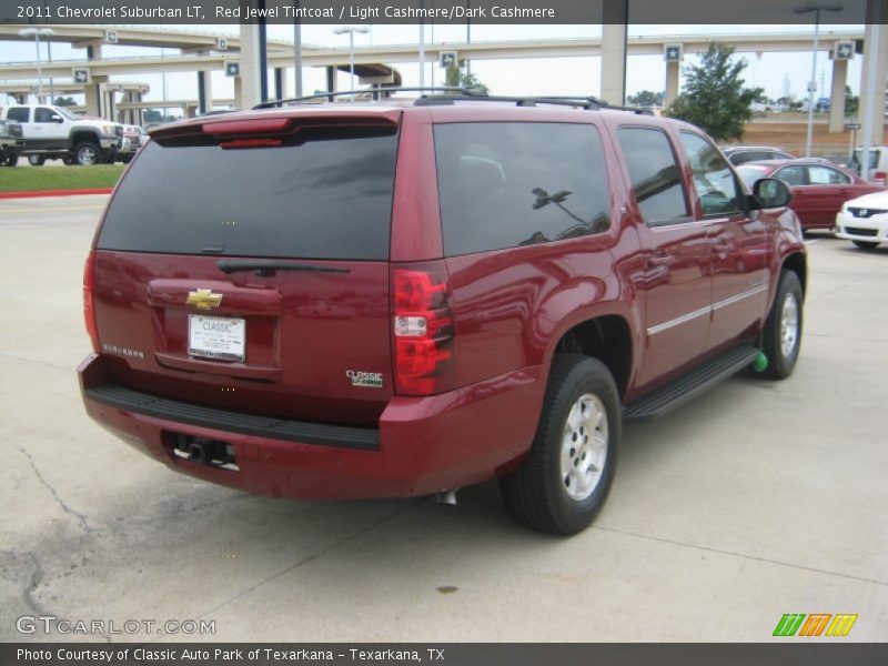 Red Jewel Tintcoat / Light Cashmere/Dark Cashmere 2011 Chevrolet Suburban LT