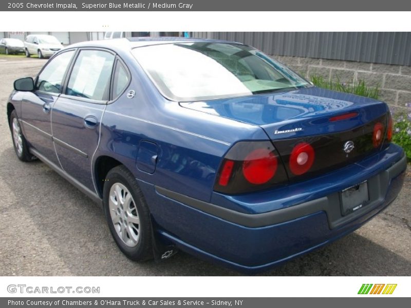Superior Blue Metallic / Medium Gray 2005 Chevrolet Impala