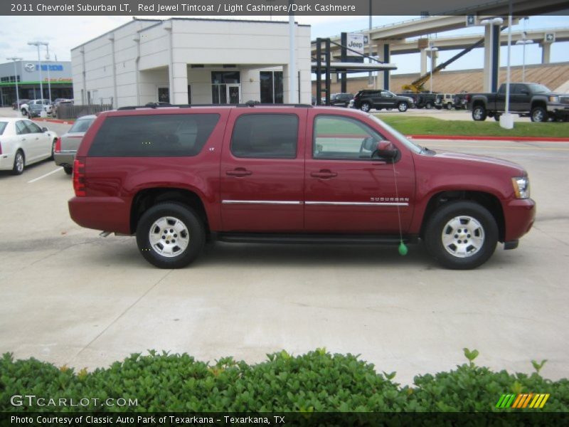 Red Jewel Tintcoat / Light Cashmere/Dark Cashmere 2011 Chevrolet Suburban LT