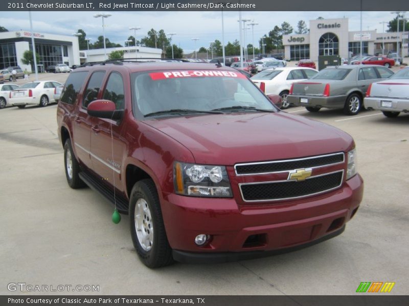 Red Jewel Tintcoat / Light Cashmere/Dark Cashmere 2011 Chevrolet Suburban LT