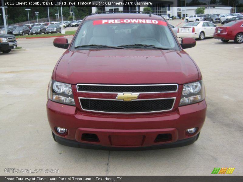 Red Jewel Tintcoat / Light Cashmere/Dark Cashmere 2011 Chevrolet Suburban LT