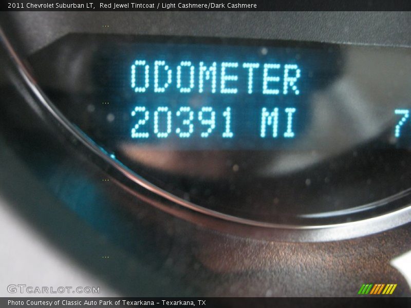 Red Jewel Tintcoat / Light Cashmere/Dark Cashmere 2011 Chevrolet Suburban LT