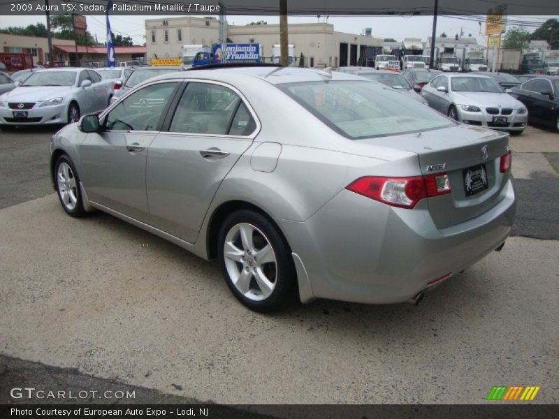 Palladium Metallic / Taupe 2009 Acura TSX Sedan