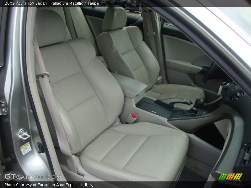 Palladium Metallic / Taupe 2009 Acura TSX Sedan