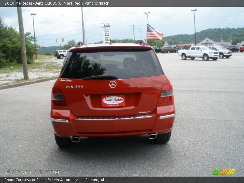 Mars Red / Almond/Black 2010 Mercedes-Benz GLK 350