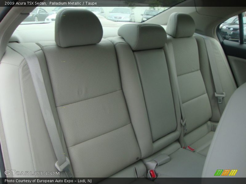 Palladium Metallic / Taupe 2009 Acura TSX Sedan