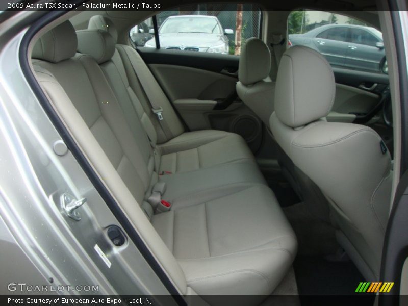 Palladium Metallic / Taupe 2009 Acura TSX Sedan