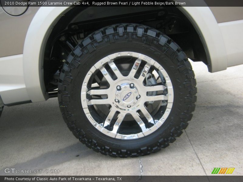 Rugged Brown Pearl / Light Pebble Beige/Bark Brown 2010 Dodge Ram 1500 Laramie Crew Cab 4x4