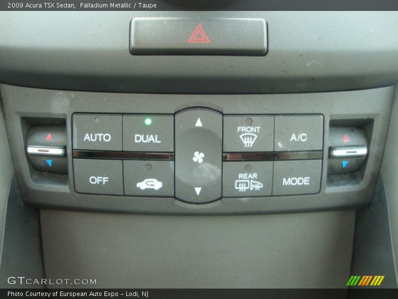 Palladium Metallic / Taupe 2009 Acura TSX Sedan