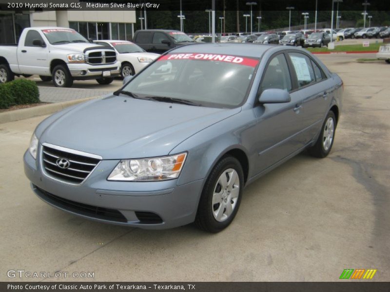 Medium Silver Blue / Gray 2010 Hyundai Sonata GLS