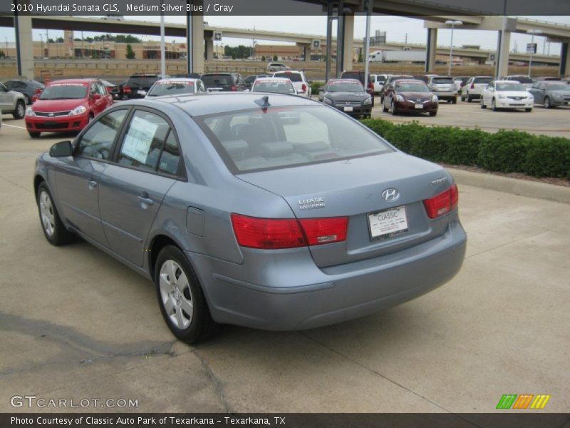 Medium Silver Blue / Gray 2010 Hyundai Sonata GLS