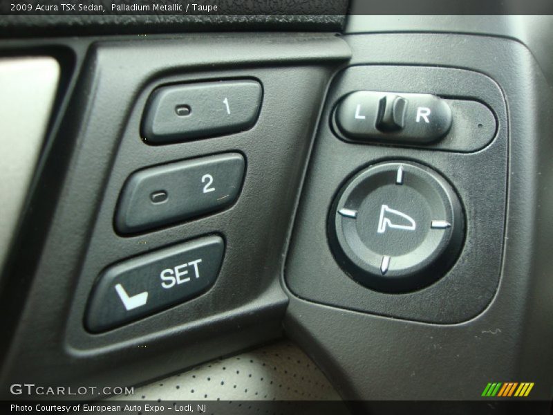 Palladium Metallic / Taupe 2009 Acura TSX Sedan
