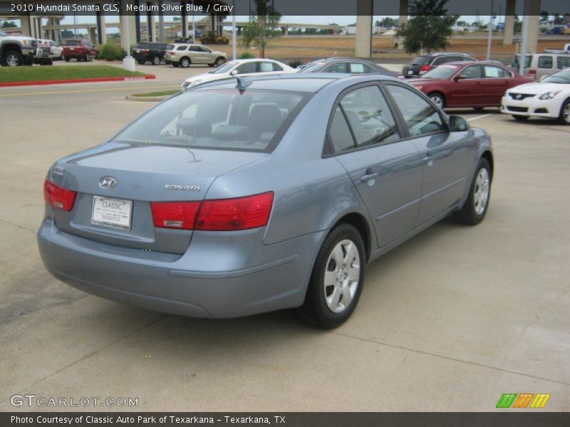 Medium Silver Blue / Gray 2010 Hyundai Sonata GLS