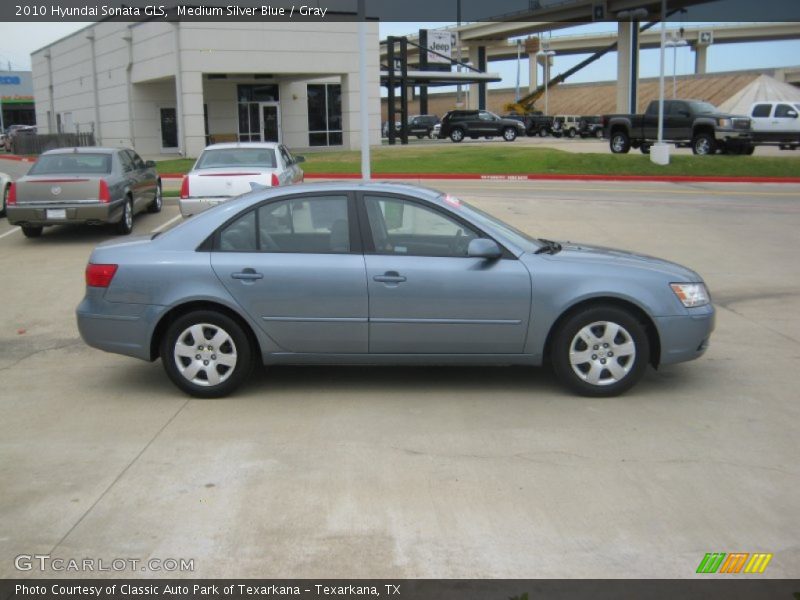Medium Silver Blue / Gray 2010 Hyundai Sonata GLS
