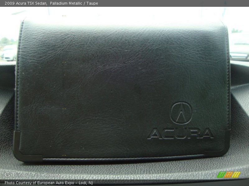 Palladium Metallic / Taupe 2009 Acura TSX Sedan