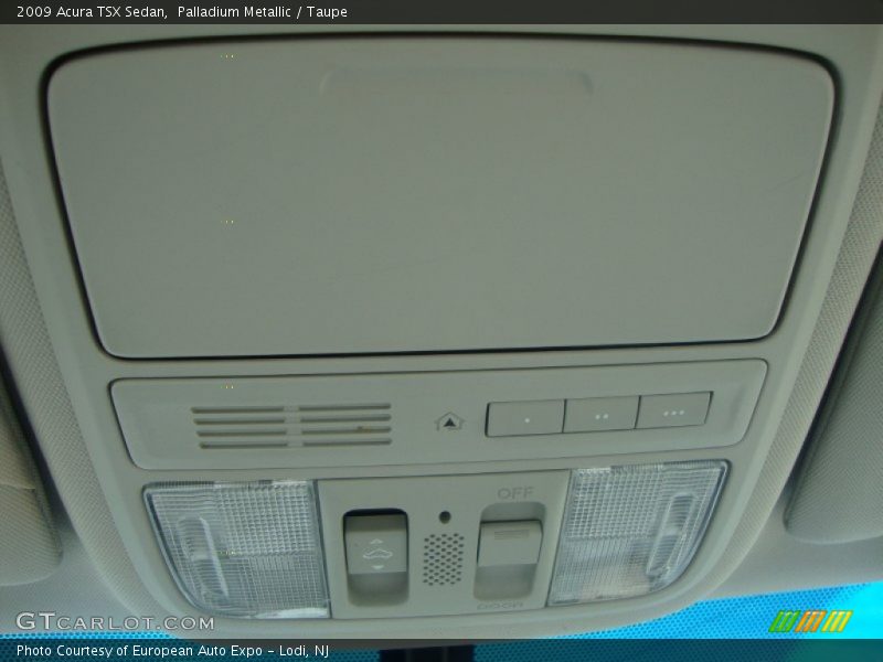 Palladium Metallic / Taupe 2009 Acura TSX Sedan