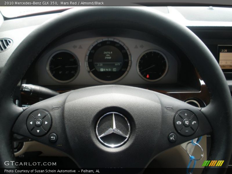 Mars Red / Almond/Black 2010 Mercedes-Benz GLK 350