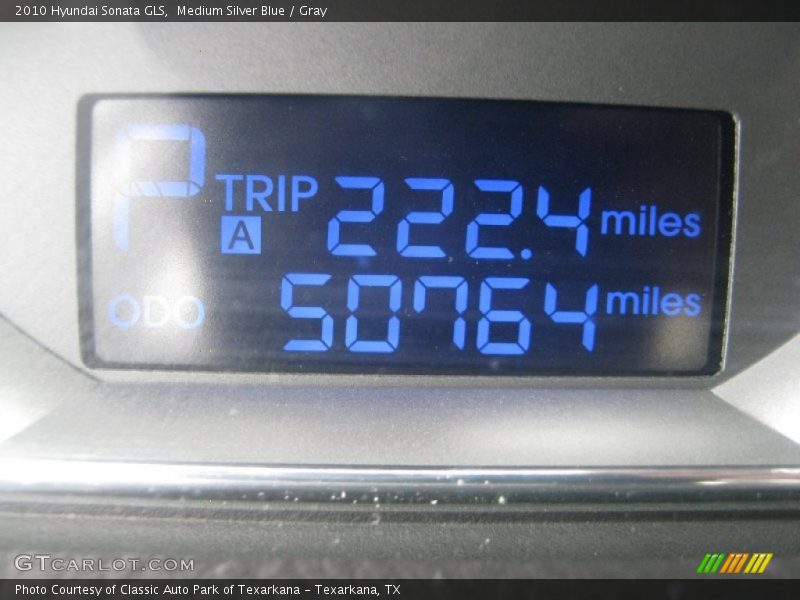 Medium Silver Blue / Gray 2010 Hyundai Sonata GLS