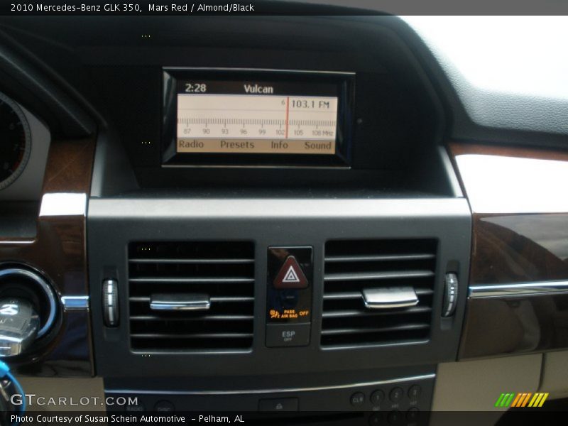 Mars Red / Almond/Black 2010 Mercedes-Benz GLK 350
