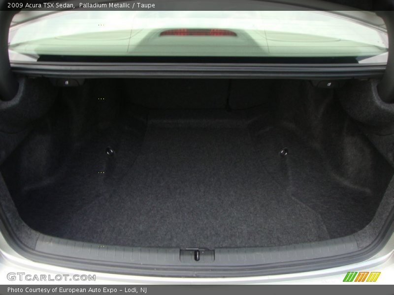 Palladium Metallic / Taupe 2009 Acura TSX Sedan