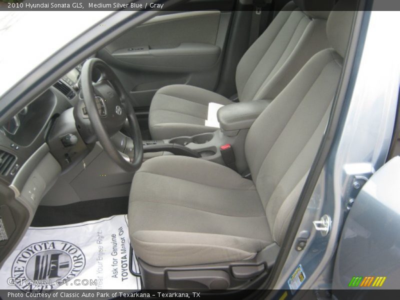 Medium Silver Blue / Gray 2010 Hyundai Sonata GLS