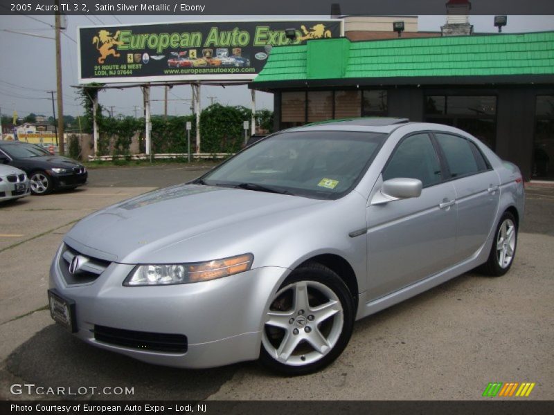 Satin Silver Metallic / Ebony 2005 Acura TL 3.2