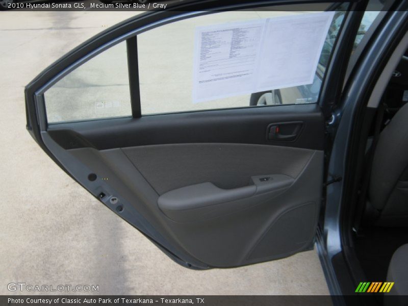 Medium Silver Blue / Gray 2010 Hyundai Sonata GLS