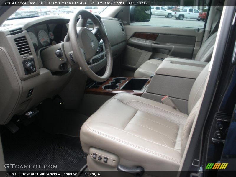  2009 Ram 2500 Laramie Mega Cab 4x4 Khaki Interior