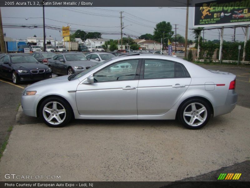 Satin Silver Metallic / Ebony 2005 Acura TL 3.2