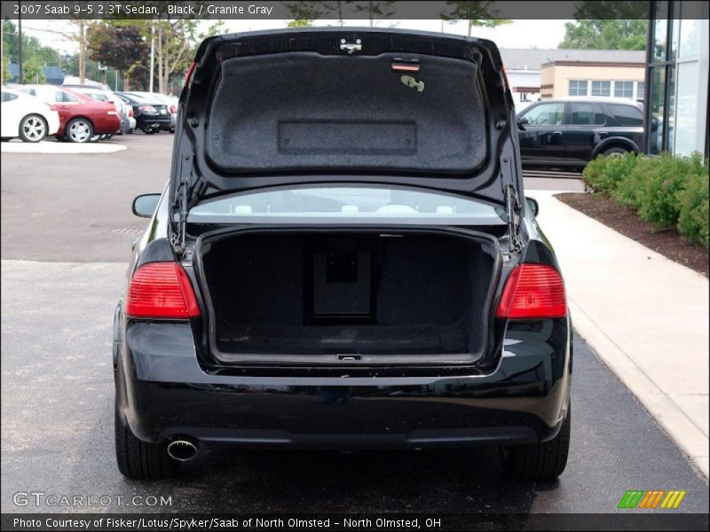 Black / Granite Gray 2007 Saab 9-5 2.3T Sedan