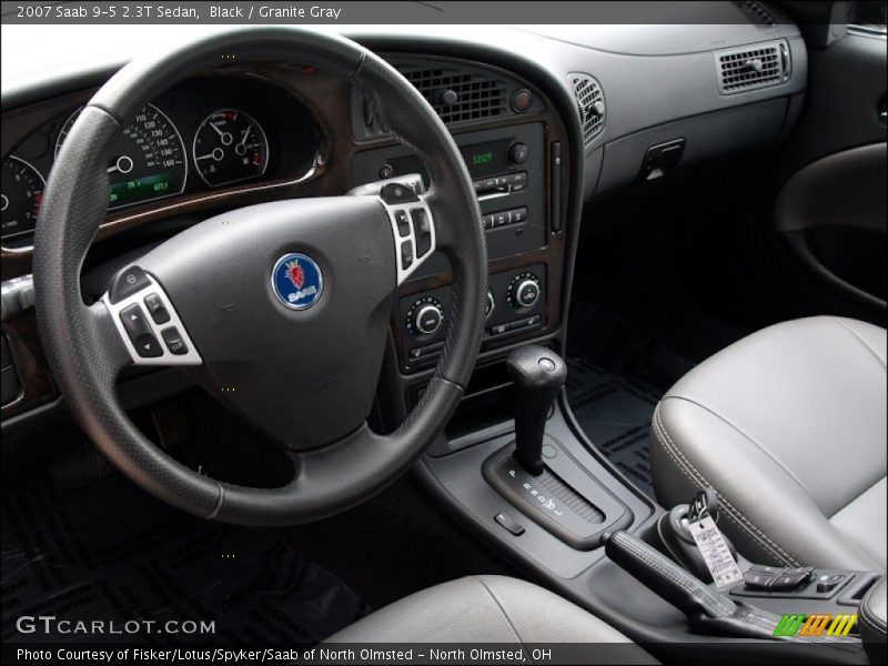  2007 9-5 2.3T Sedan Granite Gray Interior