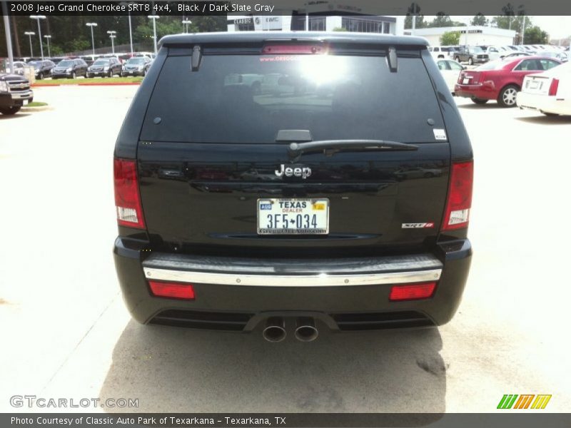 Black / Dark Slate Gray 2008 Jeep Grand Cherokee SRT8 4x4