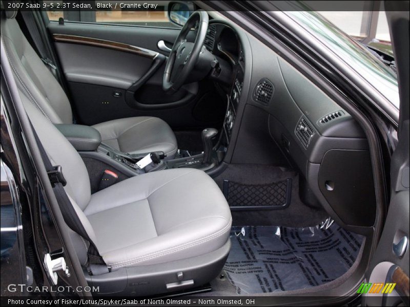  2007 9-5 2.3T Sedan Granite Gray Interior