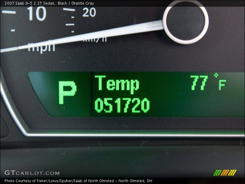 Black / Granite Gray 2007 Saab 9-5 2.3T Sedan