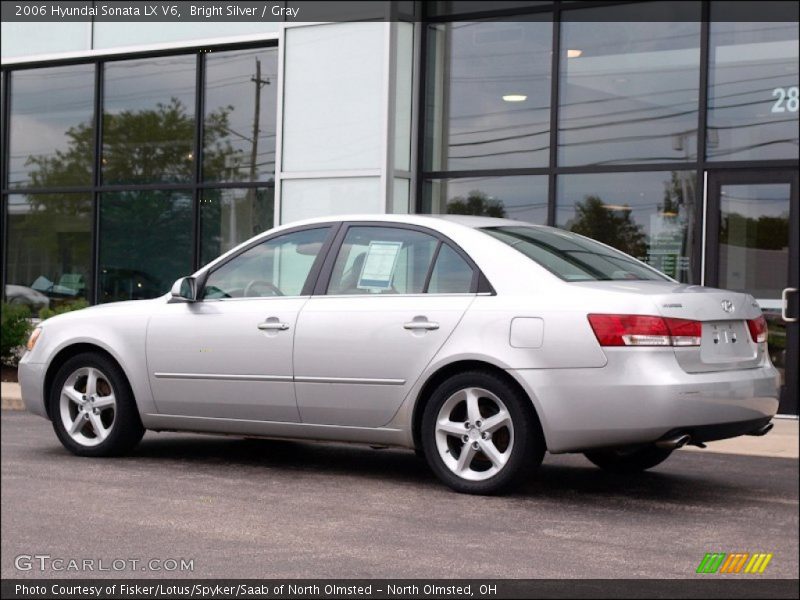 Bright Silver / Gray 2006 Hyundai Sonata LX V6