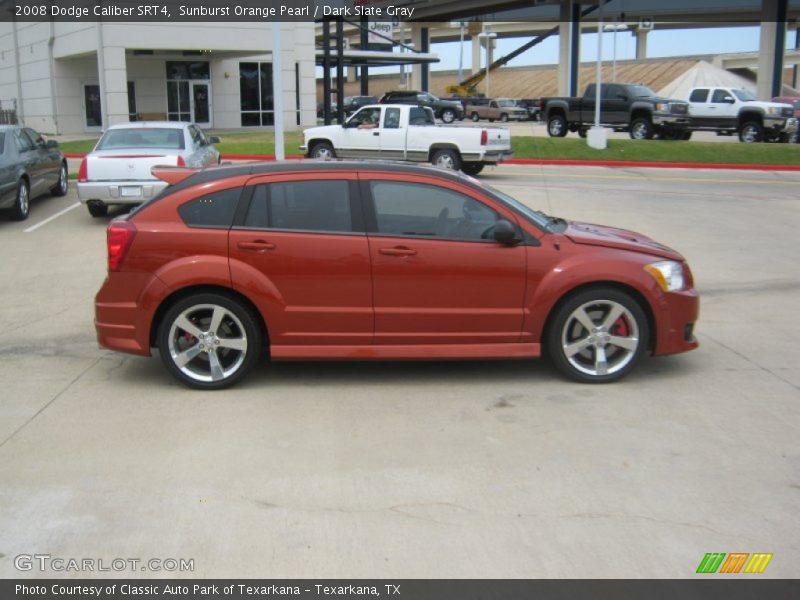 Sunburst Orange Pearl / Dark Slate Gray 2008 Dodge Caliber SRT4