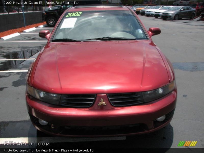Patriot Red Pearl / Tan 2002 Mitsubishi Galant ES