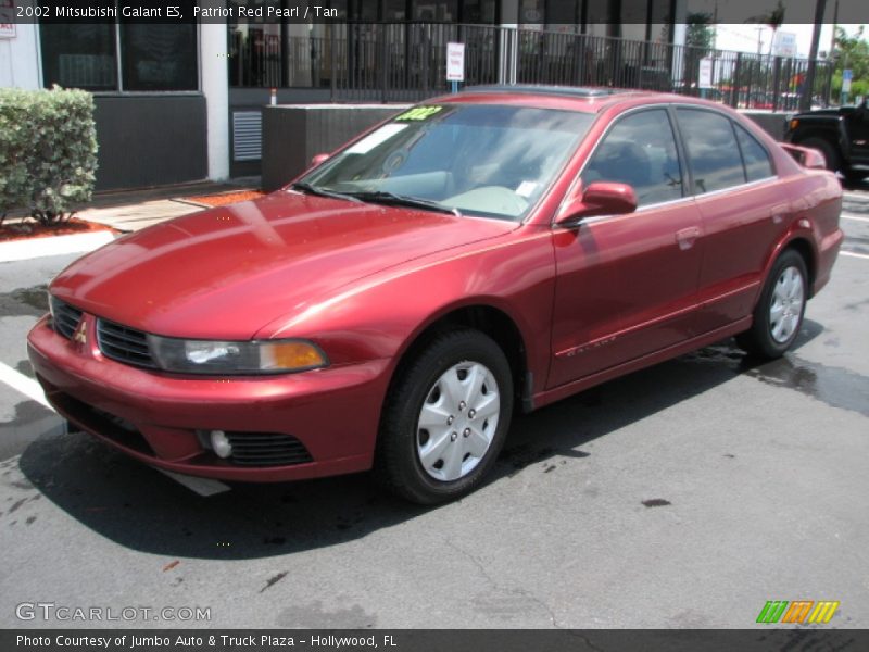 Patriot Red Pearl / Tan 2002 Mitsubishi Galant ES