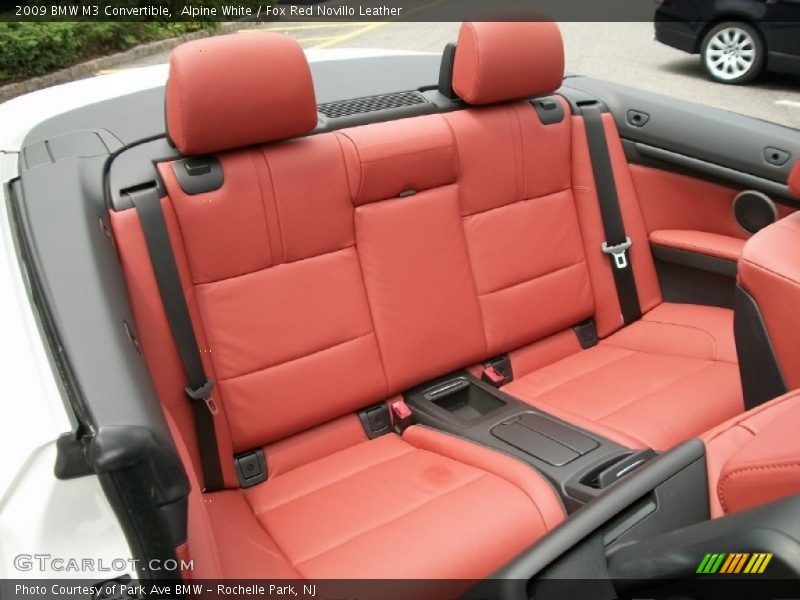  2009 M3 Convertible Fox Red Novillo Leather Interior
