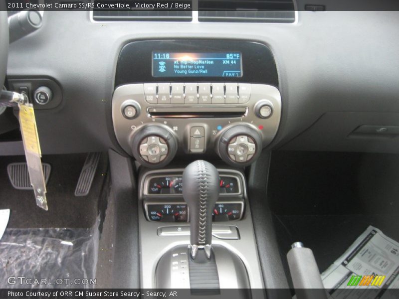 Victory Red / Beige 2011 Chevrolet Camaro SS/RS Convertible