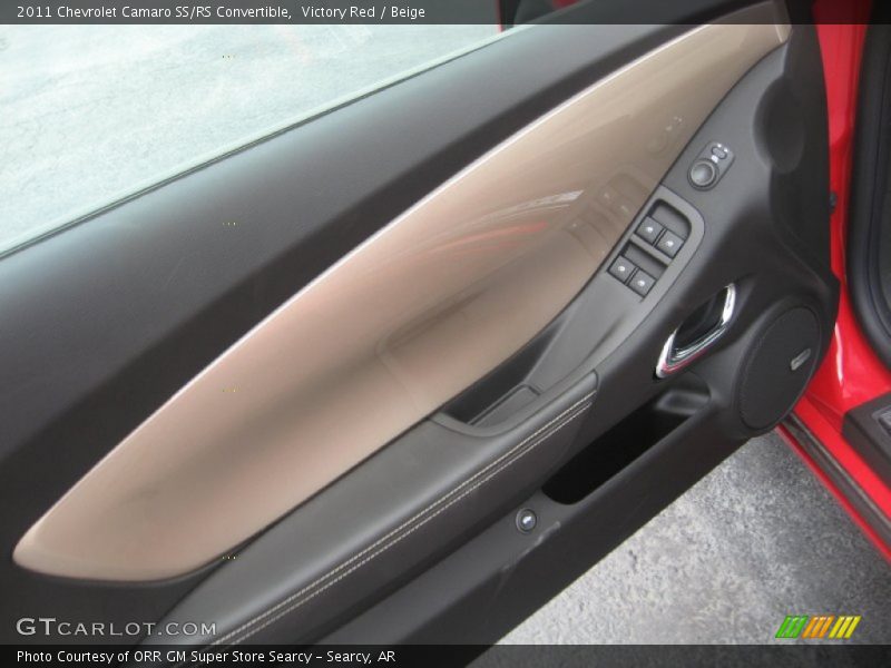 Victory Red / Beige 2011 Chevrolet Camaro SS/RS Convertible