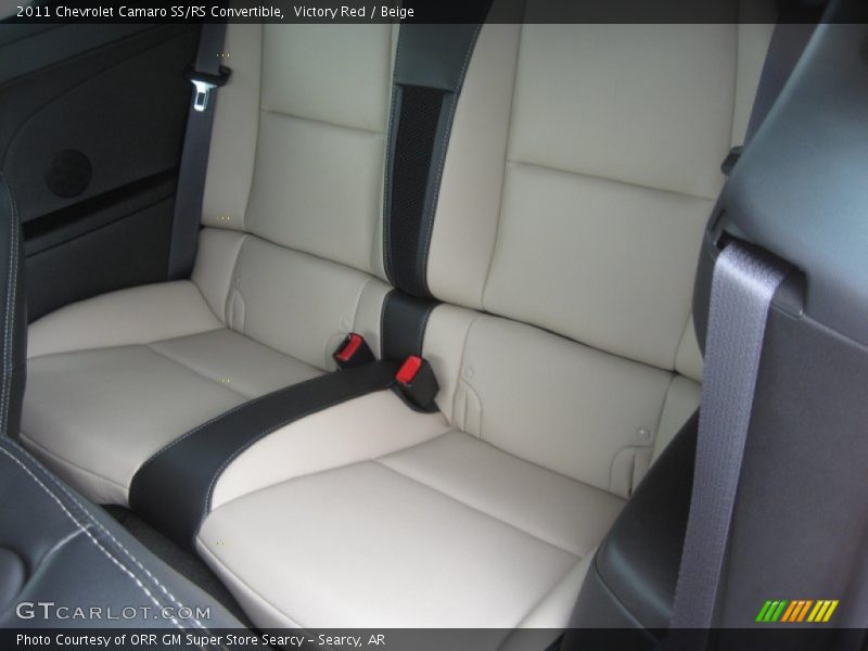 Victory Red / Beige 2011 Chevrolet Camaro SS/RS Convertible