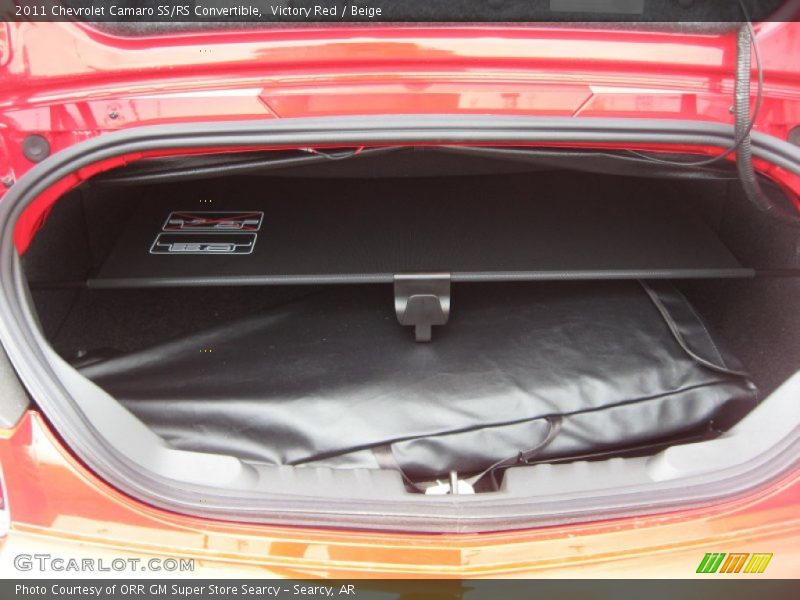 Victory Red / Beige 2011 Chevrolet Camaro SS/RS Convertible