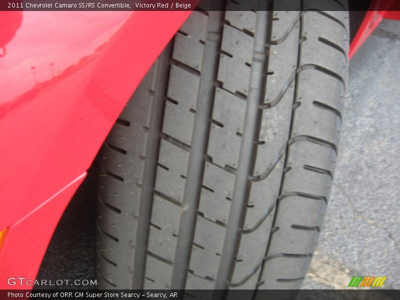 Victory Red / Beige 2011 Chevrolet Camaro SS/RS Convertible
