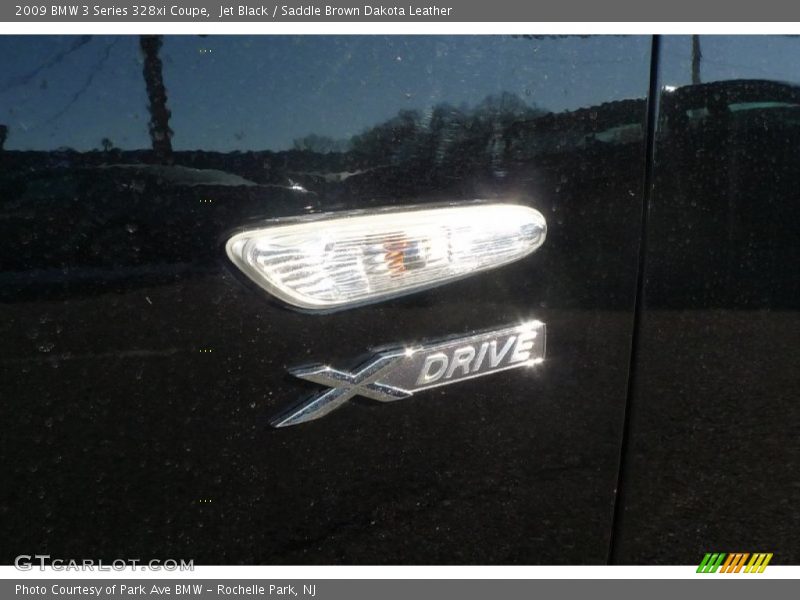 Jet Black / Saddle Brown Dakota Leather 2009 BMW 3 Series 328xi Coupe