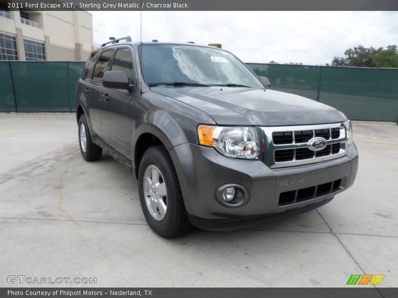 Sterling Grey Metallic / Charcoal Black 2011 Ford Escape XLT