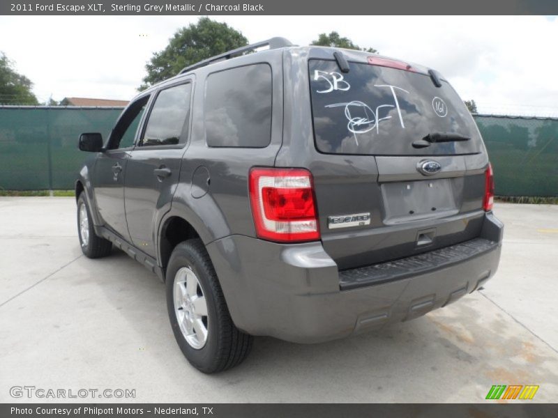 Sterling Grey Metallic / Charcoal Black 2011 Ford Escape XLT