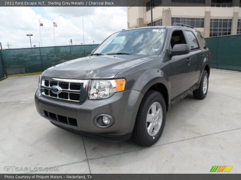 Sterling Grey Metallic / Charcoal Black 2011 Ford Escape XLT