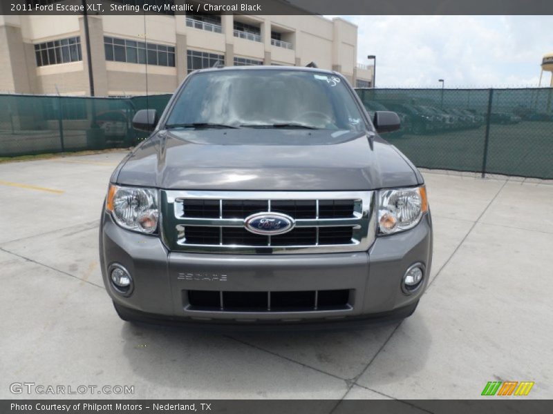 Sterling Grey Metallic / Charcoal Black 2011 Ford Escape XLT