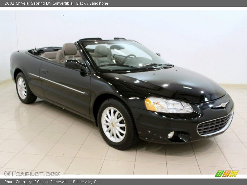 Black / Sandstone 2002 Chrysler Sebring LXi Convertible